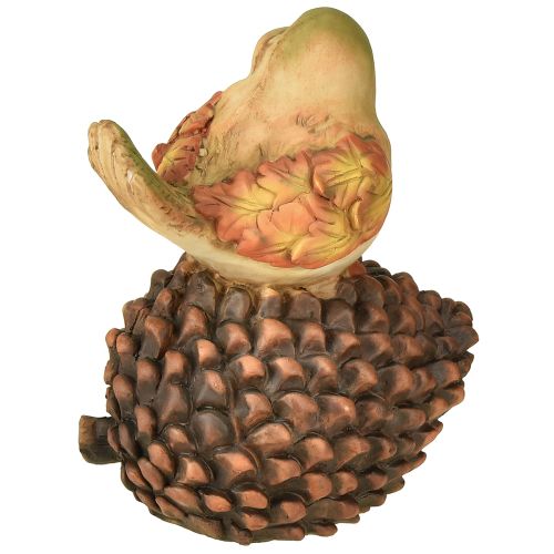 Artikel Herbstdeko Vogel Deko Zapfen Vogelfigur Herbst H19cm