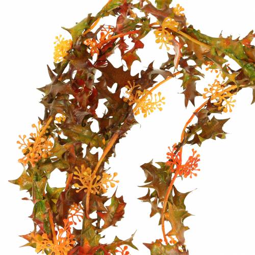 Floristik24 Herbstgirlande Orange 3m