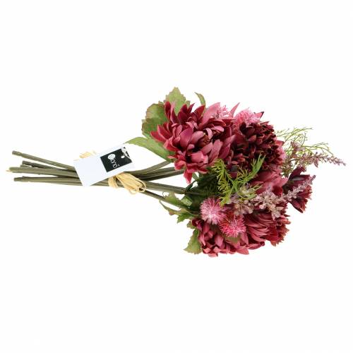 Floristik24 Chrysanthemenstrauß Mix Lila 35cm