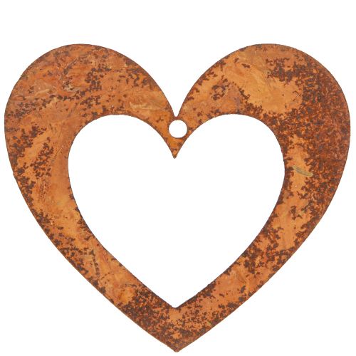 Floristik24 Deko Herz Rost Gartendeko Metallherz 10cm 12 St
