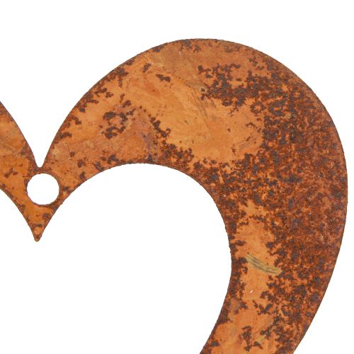 Floristik24 Deko Herz Rost Gartendeko Metallherz 10cm 12 St