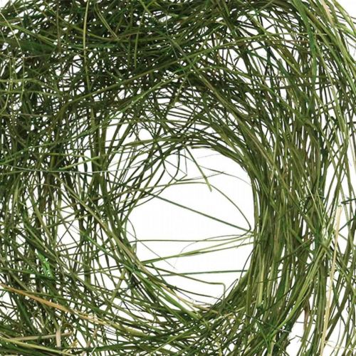 Manschette aus Gras Grün Straußmanschette Frühlingsdeko Ø20cm