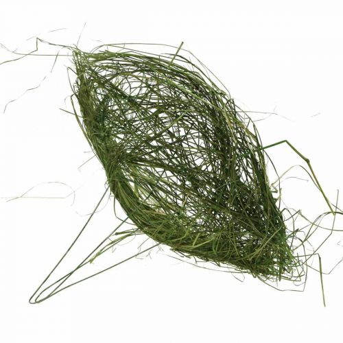 Floristik24 Manschette aus Gras Grün Straußmanschette Frühlingsdeko Ø20cm 6St