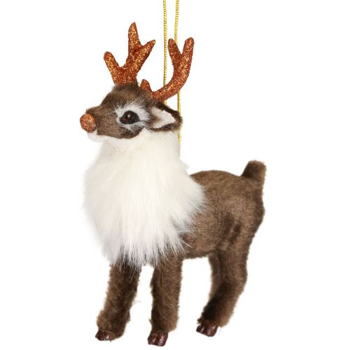 Floristik24 Weihnachtsfiguren Rentier Deko Dekohänger Tischdeko H11cm 3St