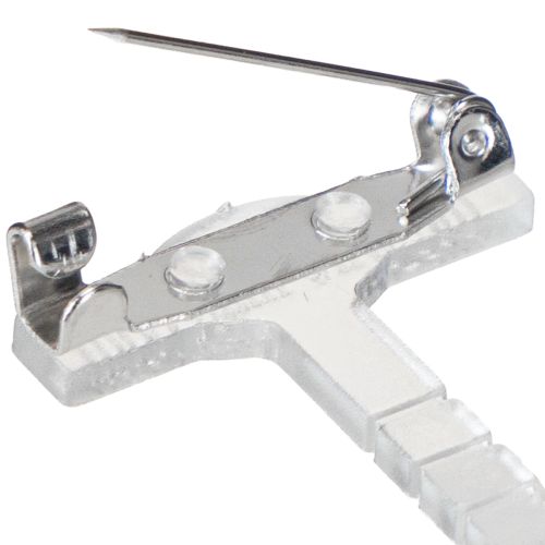 Artikel Hochwertiger Hochzeitsanstecker transparent 50 Stück