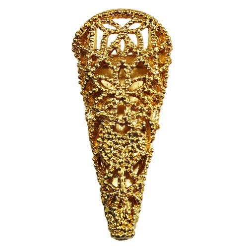 Hochzeitsanstecker mit Magnet gold 4,5cm