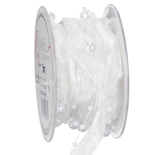 Hochzeitsband Weiß 20mm 5m