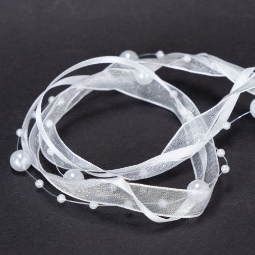 Artikel Hochzeitsband Weiß 20mm 5m