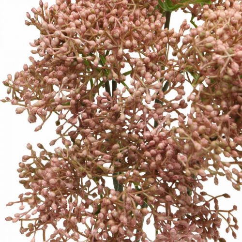 Artikel Holunder künstlich Rosa Blütenzweig 52cm 4St