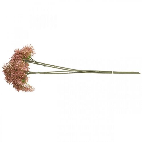 Artikel Holunder künstlich Rosa Blütenzweig 52cm 4St