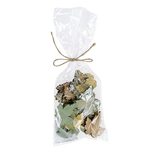 Floristik24 Holzblätter Ahornblätter Pastell Mix 3cm - 4,5cm 24 St