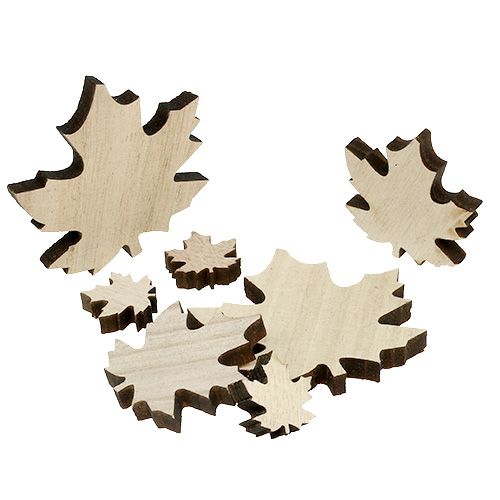 Floristik24 Holzblätter, Ahornblätter Mix 2,5cm - 7cm 36St