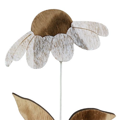 Floristik24 Holzblume Natur 27cm x 12cm 2St