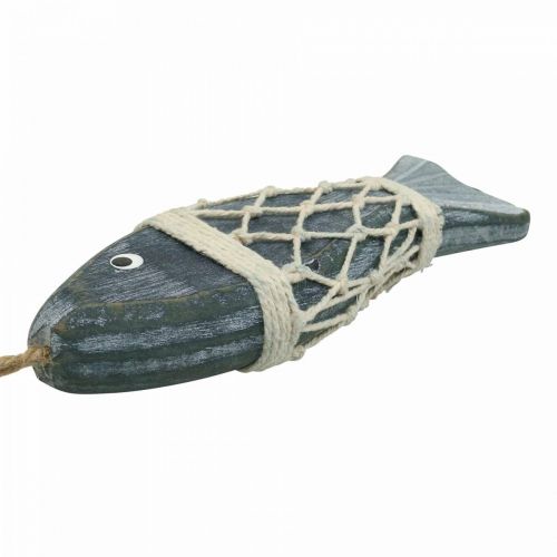 Floristik24 Holzfisch Deko, Deko Fisch zum Aufhängen 16,5cm