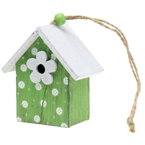Floristik24 Deko Vogelhaus zum Hängen 8cm 6St