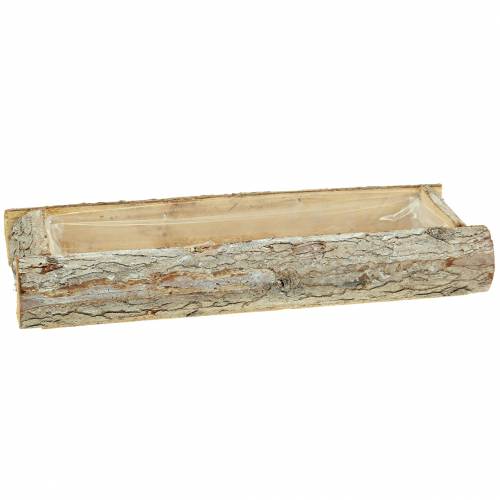 Floristik24 Pflanzkasten Holz weiß gewaschen 40cm x 15cm H6cm