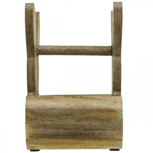 Floristik24 Osterkorb Hase Holz Tischdeko Ostern Osterkörbchen 13×12×20cm