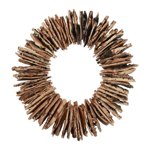 Floristik24 Holzkranz Birkenrinde Naturkranz Dekokranz Natur Ø30cm