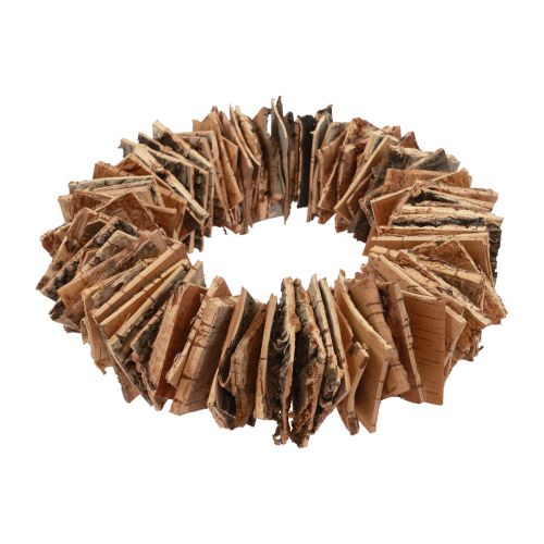 Floristik24 Holzkranz Birkenrinde Naturkranz Dekokranz Natur Ø30cm