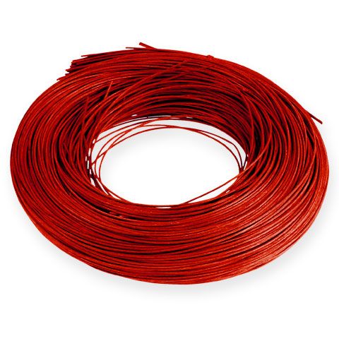 Floristik24 Peddigrohr Rot 1,3mm 250g