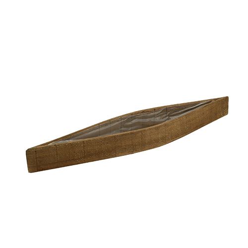 Floristik24 Holzschale zum Bepflanzen Natur 59cm x 10cm