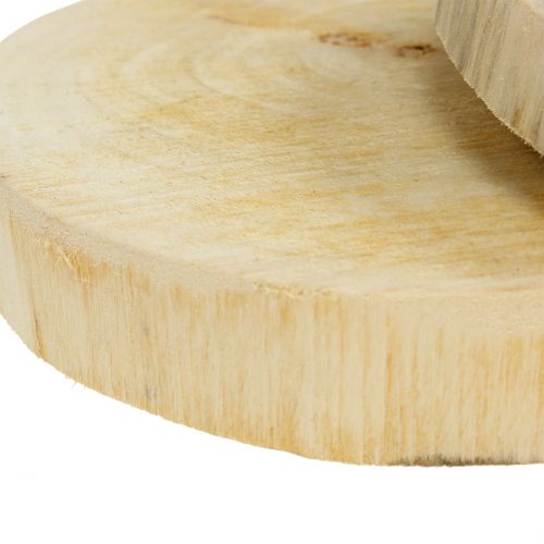 Floristik24 Holzscheiben Natur Ø15cm 2St