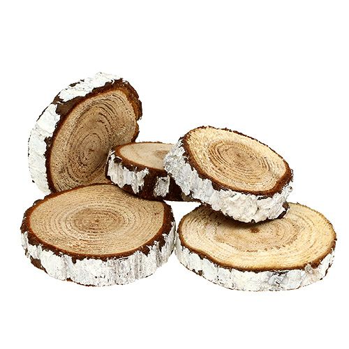 Floristik24 Holzscheiben Tannen Optik 3-7,5cm 500g