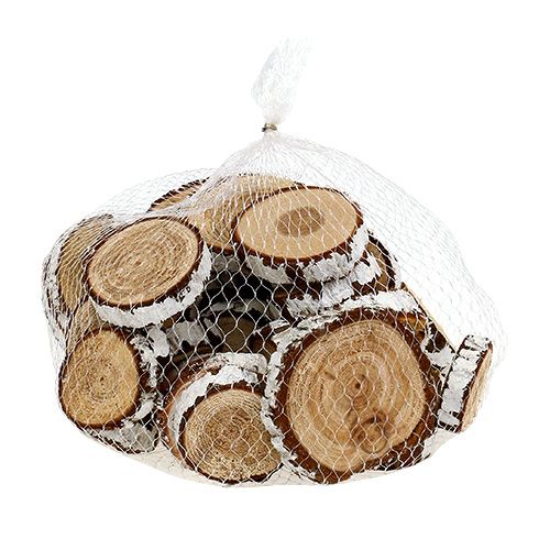Floristik24 Holzscheiben Tannen Optik 3-7,5cm 500g