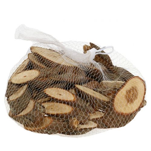 Floristik24 Holzscheiben oval Natur 500g