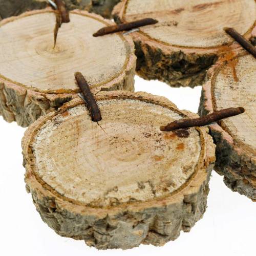 Floristik24 Deko-Untersetzer Holzscheiben Natur 22×22cm