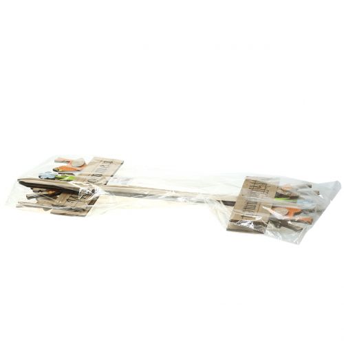 Floristik24 Holzstecker Willkommen Vogel H52cm 4St