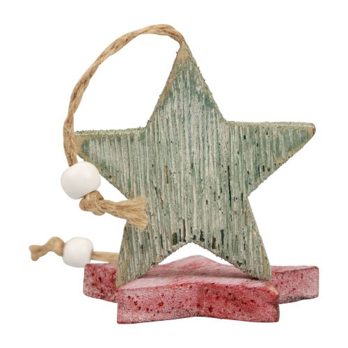 Artikel Holzsterne Deko Sterne zum Hängen Vintage Deko Ø6,5cm 10 St