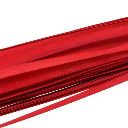Floristik24 Holzstreifen Flechtband Rot 95cm - 100cm 50 St