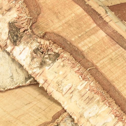 Artikel Holztablett mit Baumrinde Birke Holz Deko 25×10×2cm 4 St