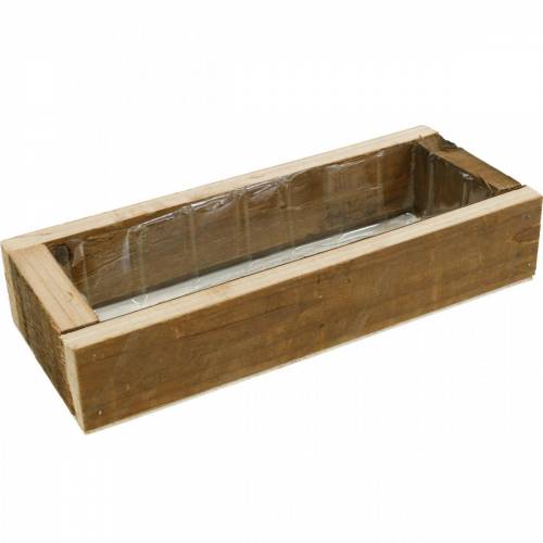 Floristik24 Pflanzgefäß, Blumentablett, Holzdeko zum Bepflanzen, Holztablett 25cm