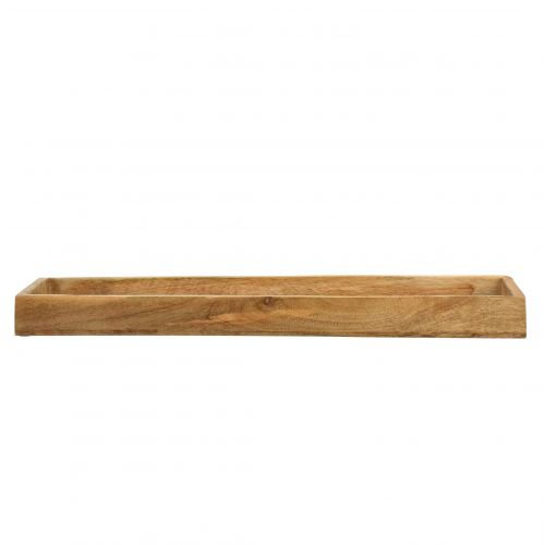 Holztablett Deko Tablett Holz Natur Mangoholz 50x14x4cm