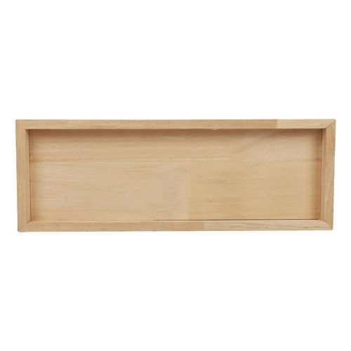 Artikel Holztablett Deko Tablett Holz Rechteckig Natur 50×17×2,5cm