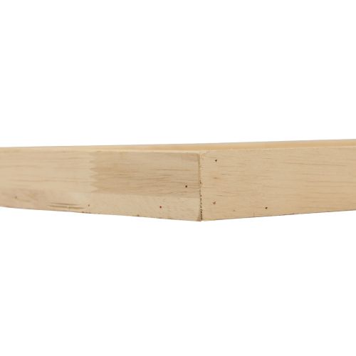 Floristik24 Holztablett Deko Tablett Holz Rechteckig Natur 50×17×2,5cm