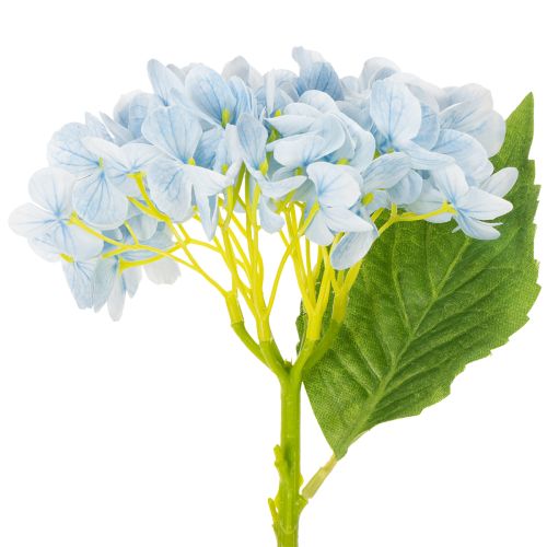 Kunstblume Hortensie naturgetreu für Wohnzimmer Dekoration 34cm 3St