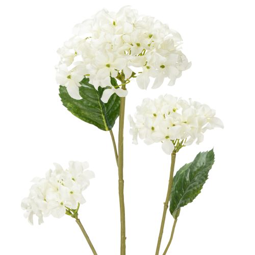 Kunstblume Hortensie für elegante Inneneinrichtung im modernen Stil 80cm 2St