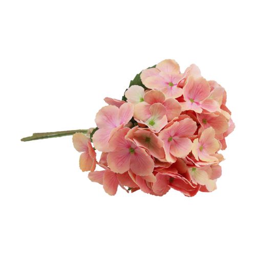 Artikel Hortensien künstlich Rispenhortensie Rosa Lachs 35cm 3St