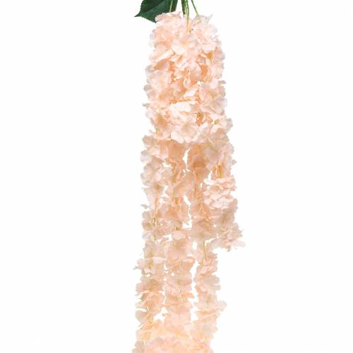 Floristik24 Deko-Blütengirlande künstlich Apricot 135cm 5-strängig