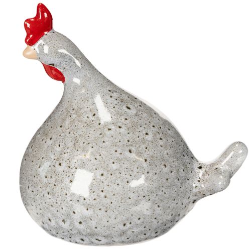 Artikel Huhn Keramik Figur lustiges Design für stilvolle Wohnraumdekoration 16cm 2St