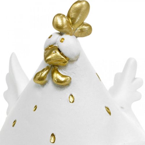 Floristik24 Hühnerdeko für Ostern, Lustiger Vogel, Osterhuhn, Henne H12,5cm