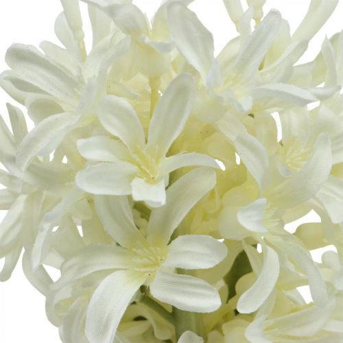 Floristik24 Künstliche Hyazinthen Weiß Kunstblume 28cm Bund à 3St