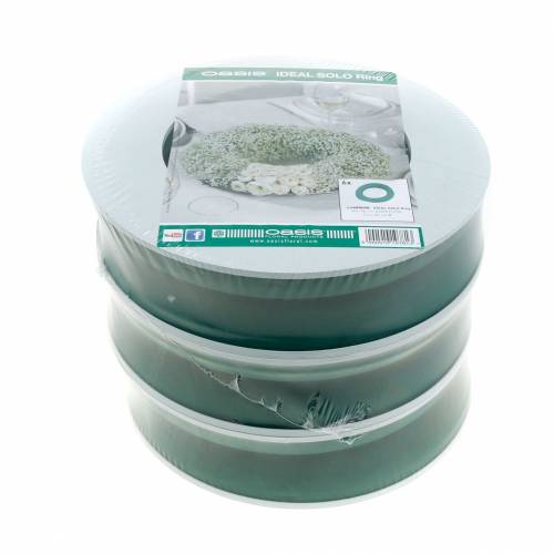 Artikel OASIS® Steckschaum Kranz Ring Grün H3cm Ø25cm 6 St