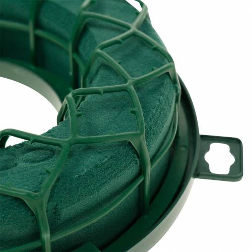 OASIS® IDEAL Universal Ring Steckschaum-Kranz Grün H4cm Ø18,5cm 5St
