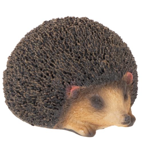 Igel Dekoration aus Polyresin, Braun, 8 cm für Innenbereich