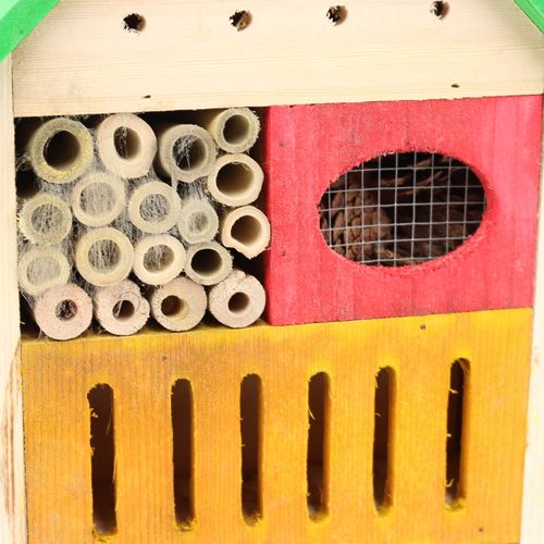Floristik24 Insektenhotel bunt 25,5cm x 9cm x 38,5cm