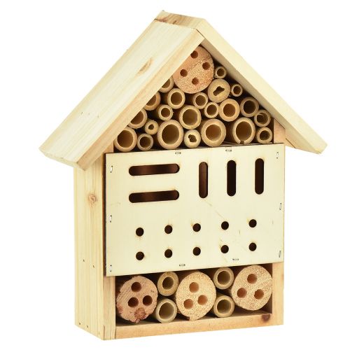 Artikel Insektenhotel Holz Tanne Insektenhaus Natur H23,5cm